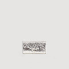 Yza Pocket clutch bag Silver Sandro Women