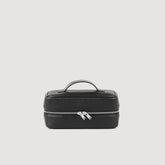 Toiletry bag in grained fabric Black Sandro Men