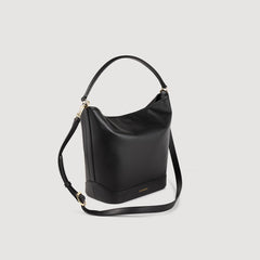 TANGOSO leather bucket bag Black Sandro Women