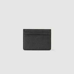 Reconstituted leather cardholder Graphites Sandro Men