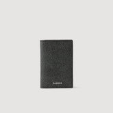 Reconstituted leather leather wallet Graphites Sandro Men