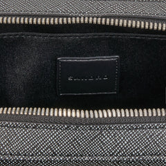 Small reconstitued leather bag Graphites Sandro Men