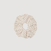 Rhinestone striped scrunchie Khaki / Pink Sandro Women
