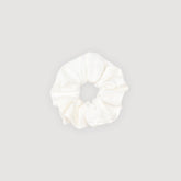 Satin-effect scrunchie Ecru Sandro Women