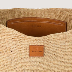 Raffia bag Beige Sandro Women|Men