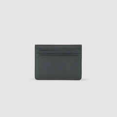 Reconstituted leather cardholder Steel Sandro Men
