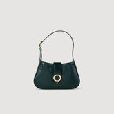 Janet bag in certified leather Bottle Green Sandro Women