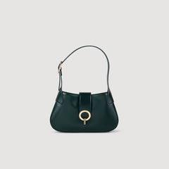 Janet bag in certified leather Bottle Green Sandro Women