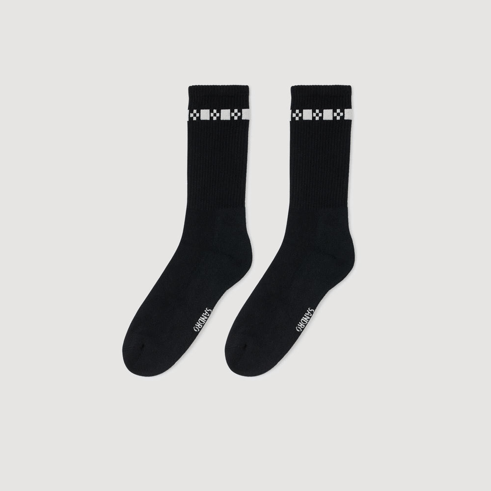 Embroidered socks Black Sandro Men