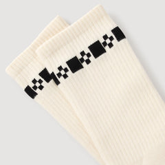 Cross signature embroidered socks Off White Sandro Men