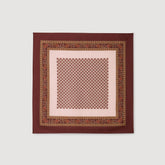 Placed print scarf Nude / Bordeaux Sandro Women