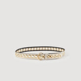 Belt with eyelets Gold Sandro Women