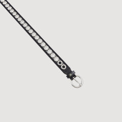 Belt with round buckle and eyelets Black Sandro Women