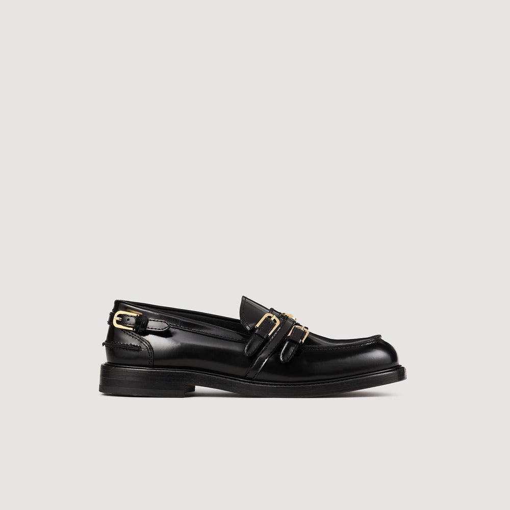 Buckle loafers Black Sandro Women