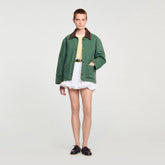 Workwear Jacket Dark Green Sandro Women