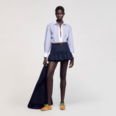 Striped shirt Blu / White Sandro Women