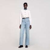 Wide-leg jeans Blue Jean Sandro Women