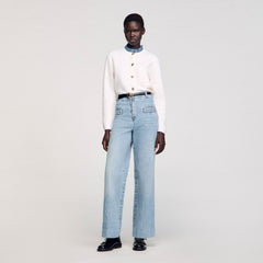 Wide-leg jeans Blue Jean Sandro Women