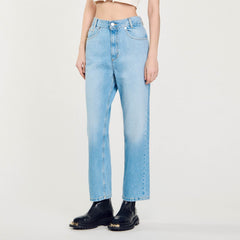 Low-rise straight-leg jeans Blue Jean Sandro Women