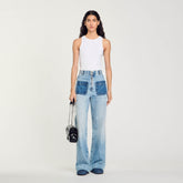 High-rise jeans Light Bu Jean Sandro Women