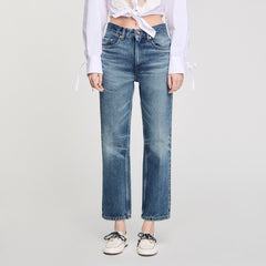 Faded jeans Blue Jean Sandro Women