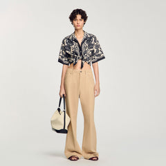 Rhinestone-embellished jeans Sand Sandro Women