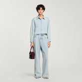 Beaded jeans Light Bu Jean Sandro Women