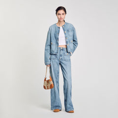 Faded jeans Blue Jean Sandro Women