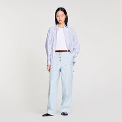 Carpenter jeans Light Blue Sandro Women