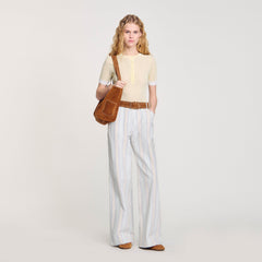 Striped jeans Blue Sandro Women