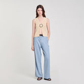 Wide-leg jeans Blue Jean Sandro Women