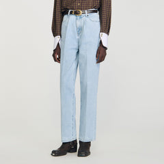 Straight-leg jeans Blue Sandro Women