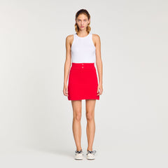 Mini knit skirt Red Sandro Women