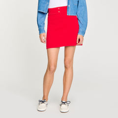 Mini knit skirt Red Sandro Women