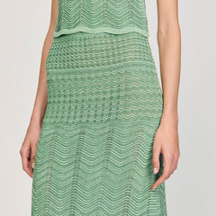 Maxi knit skirt Mint Sandro Women