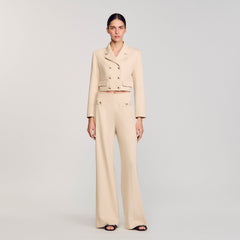 Suit trousers Sand Sandro Women