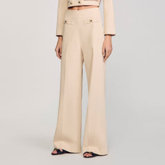 Suit trousers Sand Sandro Women
