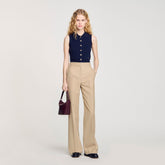 Suit trousers Sand Sandro Women