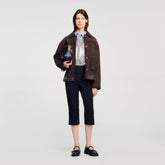 Capri trousers Black Sandro Women