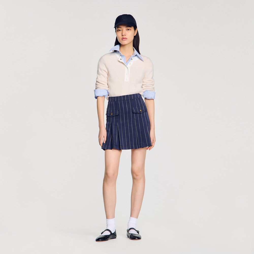 Wool and cashmere sweater Nude Sandro Women