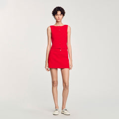 Sleeveless sweater Red Sandro Women