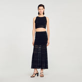 Sleeveless top Black Sandro Women