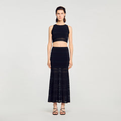 Sleeveless top Black Sandro Women