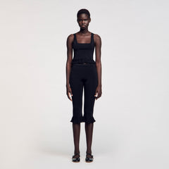 Ruffled top Black Sandro Women