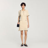 Mini knit dress Vanilla Sandro Women