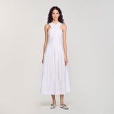 Wrap maxi dress White Sandro Women