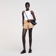 Strass shorts Sand Sandro Women