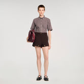 Carpenter shorts Brown Sandro Women