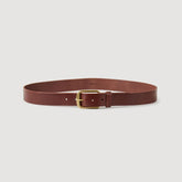 Leather belt Chocolate Sandro Men