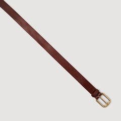Leather belt Chocolate Sandro Men